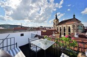 Prodej výjimečného mezonetového bytu 5+kk na Starém Městě v Praze s terasami, cena 59000000 CZK / objekt, nabízí CENTURY 21 Alex
