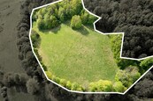Prodej pozemku 27 274 m2 v Chlumu u Děčína louka s panoramatickým výhledem na Děčín, cena 1090960 CZK / objekt, nabízí