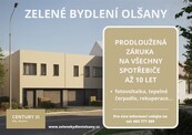 Prodej dvoupodlažní jednotky se zahradou v Olšanech u Prostějova - energetická třída A+ pasivní domy, cena 8990000 CZK / objekt, nabízí 