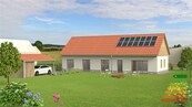 Prodej projektu rodinného domu 4KK, 113 m2, na rovinatém pozemku, 1284 m2, ve Starých Smrkovicích, cena 11950000 CZK / objekt / měsíc, nabízí 