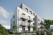 Prodej bytu 2+kk 61 m2 se zahrádkou 123 m2 v projektu Rezidence Třešňovka v ul. Pražská, Kolín, cena 6059970 CZK / objekt, nabízí