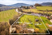 Prodej velice prostorného pozemku pro bydlení, 2 282 m2, v atraktivní části Starých Prachatic,…, cena 2650000 CZK / objekt, nabízí 