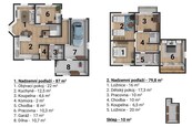 Prodej prostorného rodinného domu 6+KK, 147 m2, s rovinatou zahradou, 984 m2, ve vyhledávané lokalitě Bradlec u Mladé Boleslavi, cena 11000000 CZK / objekt, nabízí 