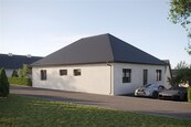 Prodej projektu moderního rodinného domu 4+kk, 120 m2, typu bungalov ve Svijanském Újezdu, Močítka, cena 9990000 CZK / objekt, nabízí