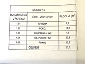 Prodej stavebního pozemku 830 m2 včetně modulární dřevostavby 3+kk, 52 m2, cena 5100000 CZK / objekt, nabízí 