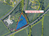 Prodej komerčního pozemku o výměře 5093 m2 v obci Libouchec, okr. Ústí n. Labem, cena 4490000 CZK / objekt, nabízí