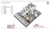 Prodej, byty/3+kk, 91 m2, Mezi vodami 2390/41, Modřany, 14300 Praha, Hlavní město Praha [ID 55995], cena 12690000 CZK / objekt, nabízí Realityspolu