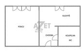 Podnájem, byt 1+1, 29 m2, Ostrava - Zábřeh, ul. Čujkovova, cena 8500 CZK / objekt / měsíc, nabízí 