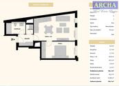 Prodej nového bytu 2+kk, 85,3 m2, Terasa, 2. NP, Praha Nusle, cena 9090000 CZK / objekt, nabízí 