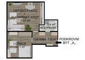 Pronájem 2+KK, 44 m, Soukenická - Bechyně, cena 10000 CZK / objekt / měsíc, nabízí