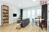 Moderní plně zařízený byt 3+kk v nové rezidenci u metra Vysočanská, cena 37500 CZK / objekt / měsíc, nabízí