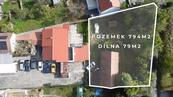 Prodej stavebního pozemku 794 m2 s dílnou, cena 5900000 CZK / objekt, nabízí 