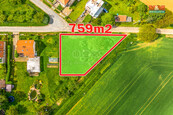 Prodej pozemku k bydlení, 759 m2, Suchdol, cena 1990000 CZK / objekt, nabízí