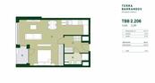 Nový pasivní byt 1+kk s lodžií v projektu Terra Barrandov, Praha 5, cena 7959680 CZK / objekt, nabízí