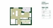 Nový pasivní byt 1+kk s terasou v projektu Terra Barrandov, Praha 5, cena 7208930 CZK / objekt, nabízí
