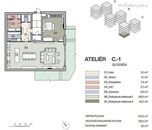 Prodej atelieru 2+KK, 124 m2, zahrada 52 m2, garáž, sklep, Vysočany, cena 12753600 CZK / objekt, nabízí