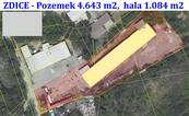 Prodej areálu ve Zdicích, Haly: 1084 m2, poz.: 4 643 m2 + nákladní Váha ! , cena 22900000 CZK / objekt, nabízí