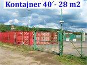 Nájem 1 až 4x sklad 28 m2, ( (Kontejner 40´), Králův Dvůr u Berouna, Exit D5, cena 4400 CZK / objekt / měsíc, nabízí