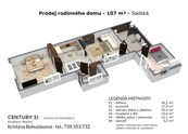 Prodej RD 3+1, 107 m2, pozemek 243 m2, Sadská, cena 7490000 CZK / objekt, nabízí 