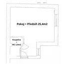 K pronájmu byt 1+KK, Skořepka, Brno, cena 13500 CZK / objekt / měsíc, nabízí 