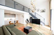 Pronájem bytu 1+kk, V háji, Holešovice, 28900 Kč/měs, 43 m2, cena 28900 CZK / objekt / měsíc, nabízí