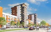 Prodej exkluzivního komerčního prostoru 192 m2 v projektu Harfa Living, Vysočany, cena 77000 CZK / m2, nabízí