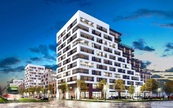 Prodej exkluzivního komerčního prostoru - 173 m2 s terasou v projektu Tesla Hloubětín, cena 85000 CZK / m2, nabízí