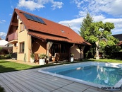 Prodej rodinného domu 4+kk s bazénem (159 m2) a zahradou, ul. Volného, Rajhrad, cena 16900000 CZK / objekt, nabízí