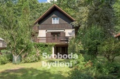 Doporučujeme koupi útulné chaty se zahradou, cca 112m2, pozemek 840m2, Hořelec - Bojanov, cena 3590000 CZK / objekt, nabízí
