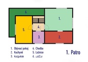 Prodej rodinného domu, 170 m2 v klidné části Železného Brodu, cena 2790000 CZK / objekt, nabízí 