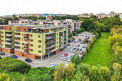 Pronájem novostavby 1+ 1 U Leskavy, Brno - Starý Lískovec. 43.m2, 4.p., cena 14700 CZK / objekt, nabízí